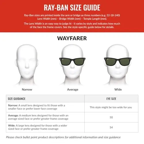 Ray-Ban RB2140 Original Wayfarer Square Sunglasses - 5