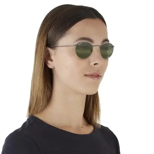 Ray-Ban RB3447 Round Metal Evolve Photochromic Sunglasses - 6