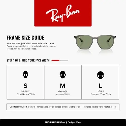 Ray-Ban RB4306 Hexagonal Sunglasses for Men for Women | In Opal Grey, Black & Light Havana. Polarized options available. - 4