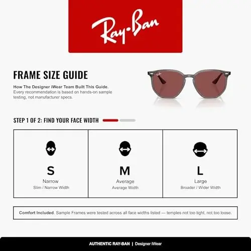 Ray-Ban RB4306 Hexagonal Sunglasses for Men for Women | In Opal Grey, Black & Light Havana. Polarized options available. - 4