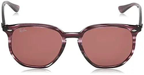 Ray-Ban RB4306 Hexagonal Sunglasses for Men for Women | In Opal Grey, Black & Light Havana. Polarized options available. - Ray-Ban (1)