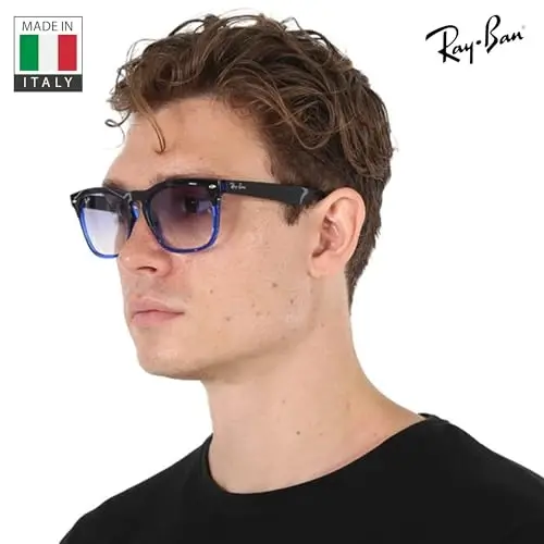 Ray-Ban RB4487 STEVE Erkaklar va ayollar uchun kvadrat shaklidagi quyoshdan saqlaydigan ko'zoynaklar, rasmiy ko'zoynaklar to'plami bilan - 6