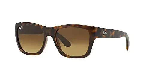 Ray-Ban Unisex Sunglasses Light Havana Frame, Brown Gradient Lenses, 53MM - 2