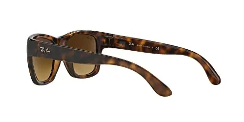 Ray-Ban Unisex quyoshdan saqlaydigan ko'zoynaklar, och jigarrang ramka, jigarrang gradientli linzalar, 53 mm - 5