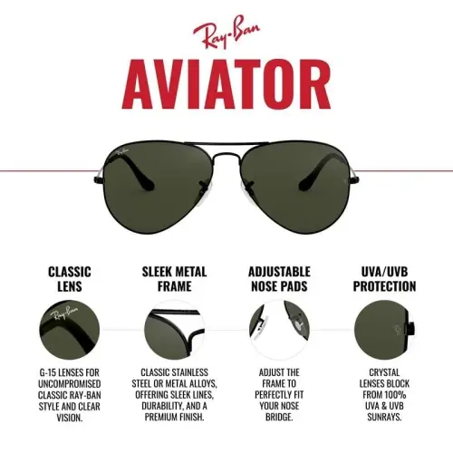 Ray-Ban Unisex RB3025 Classic - 3