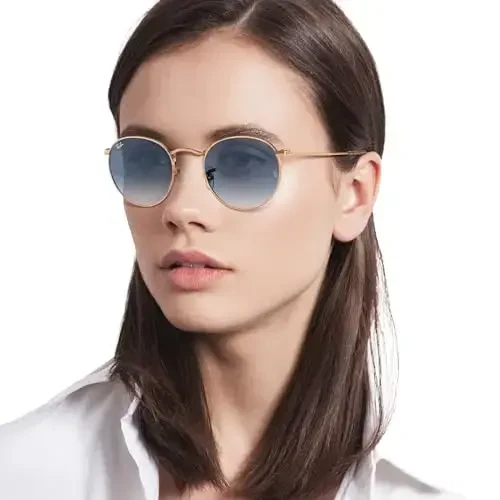 Ray-Ban Unisex Rb3447 Dumaloq Metal Dumaloq Quyoshdan saqlaydigan ko'zoynaklar - 6