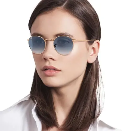 Ray-Ban Unisex Rb3447 Dumaloq Metal Dumaloq Quyoshdan saqlaydigan ko'zoynaklar - 6