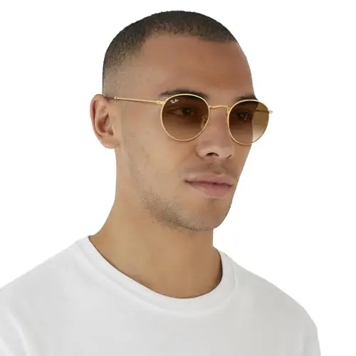 Ray-Ban Unisex Rb3447 Round Metal Dumaloq Quyoshdan Saqlaydigan Ko'zoynak - 6