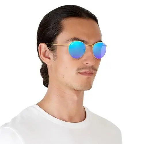 Ray-Ban Unisex Rb3447 Round Metal Dumaloq Quyoshdan saqlaydigan ko'zoynaklar - 6