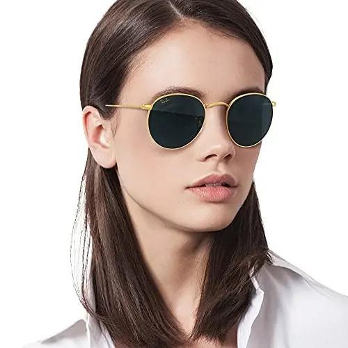 Ray-Ban Unisex Rb3447 Round Metal Dumaloq Quyoshdan Saqlaydigan Ko'zoynaklar - 4