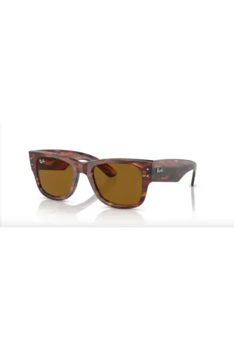 Rayban Mod.0840-S C.954/33 Kahverengi Kırçıllı Kadın Güneş Gözlüğü-KAHVERENGİ 