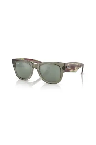 Rayban Mod.0840S C.6635/5C Ayollar Quyoshdan Saqlaydigan Ko'zoynak - YASHIL QO'NG'IR ALACHA 