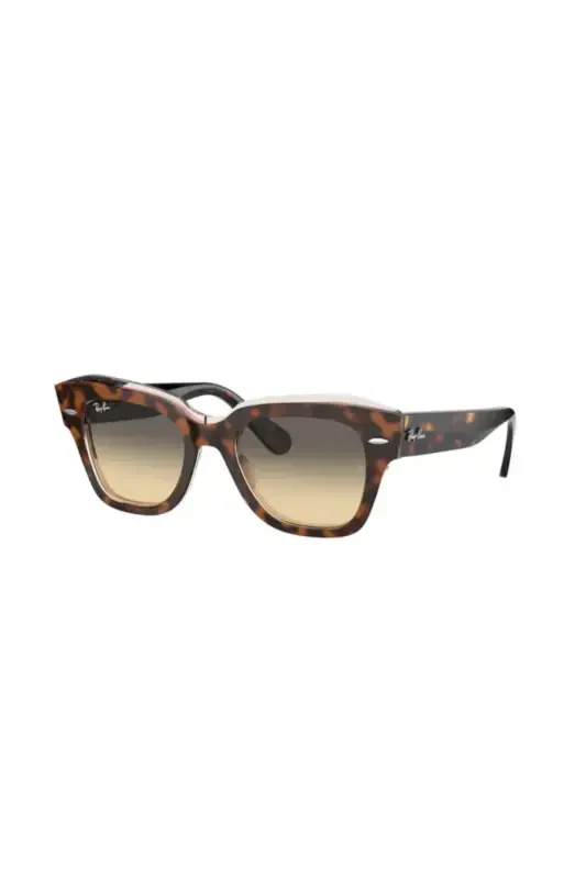 Rayban Rb 2186 1324/bg 49*20 State Street Ayollar Quyoshdan Saqlaydigan Ko'zoynak-jigarrang - RAY-BAN