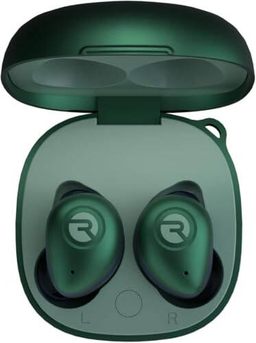 Raycon Fitness Bluetooth True Wireless Earbuds with Built in Mic 56 Hours of Battery, IPX7 Waterproof, Active Noise Cancellation, Awareness Mode, and Bluetooth 5.3 (Green) - 6