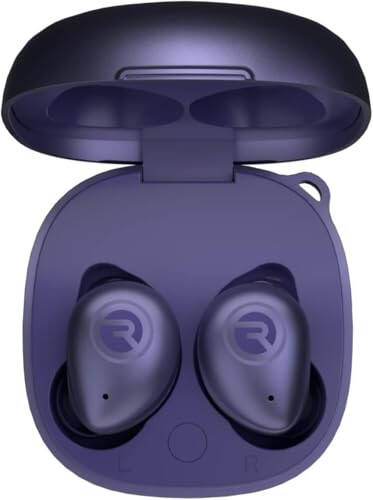 Raycon Fitness Bluetooth True Wireless Earbuds with Built in Mic 56 Hours of Battery IPX7 Waterproof Active Noise Cancellation and Awareness Mode Bluetooth 5.3 Portable Sport (Purple) - 2