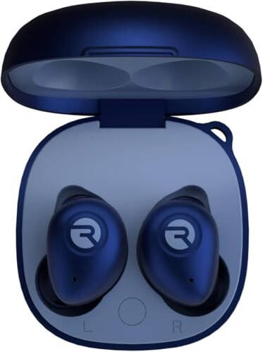 Raycon Fitness Bluetooth True Wireless Earbuds with Built in Mic 56 Hours of Battery, IPX7 Waterproof, Active Noise Cancellation, Awareness Mode, and Bluetooth 5.3 (Blue) - 1