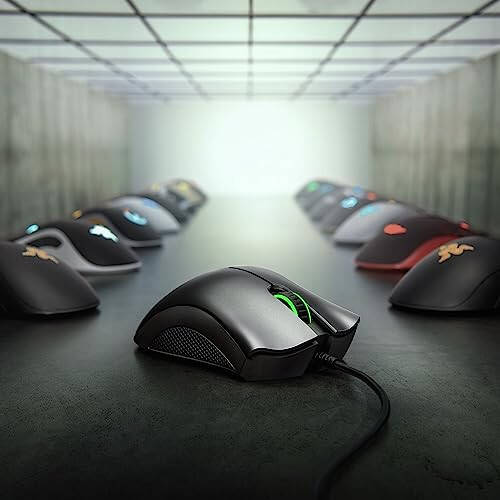 Razer DeathAdder Essential O'yin Sichqoni: 6400 DPI Optik Sensor - 5 Dasturlash mumkin bo'lgan Tugmalar - Mexanik Kalitlar - Rezinali Yon Tutqichlar - Klassik Qora - 6