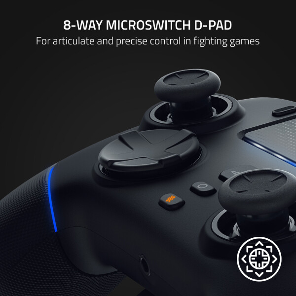 Razer Wolverine V2 Pro Kablosuz Oyun Kumandası PlayStation 5 Mecha-Dokunsal Düğmeler, Siyah - 5