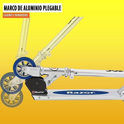 Razor A Kick Scooter for Kids - Lightweight, Foldable, Aluminum Frame, and Adjustable Handlebars - 4