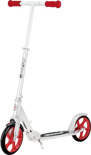 Razor A5 Lux bolalar uchun Kick Scooter - 8 yosh va undan katta - 8'' Uretan g'ildiraklar, Anodlangan tugatish, Jasur ranglar va grafikalar bilan, 100 kg gacha bo'lgan haydovchilar uchun - 2