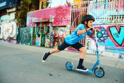 Razor A5 Lux Çocuklar İçin Kick Scooter - 8 Yaş ve Üzeri - 8'' Üretan Tekerlekler, Elmaslanmış Kaplama, Cesur Renkler ve Grafiklerle, 100 kg'a Kadar Binici İçin - 6