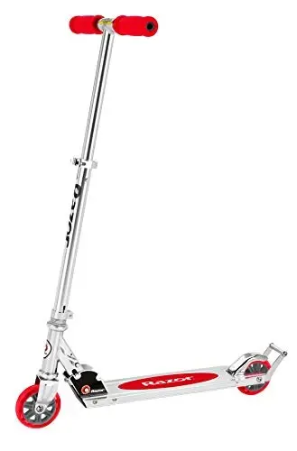 Razor AW Kick Scooter and 80Six Dual Certified Kids Helmet Bundle for Ages 8+ - 2