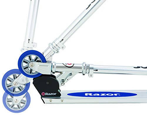 Razor AW Kick Scooter for Kids - Wheelie Bar, Lightweight, Foldable, Aluminum Frame, and Adjustable Handlebars - 4