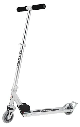 Razor AW Kick Scooter for Kids - Wheelie Bar, Lightweight, Foldable, Aluminum Frame, and Adjustable Handlebars - 4