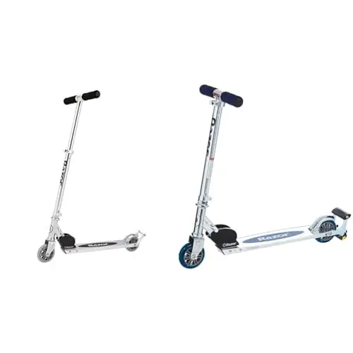 Razor Kick Scooters Bundle - AW Wheelie Bar, Spark Sparking, Foldable - RAZOR