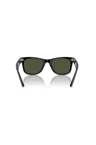 Rb 2140 Wayfarer Qora 901 50 Unisex Quyoshdan himoya ko'zoynaklari-Qora - 3