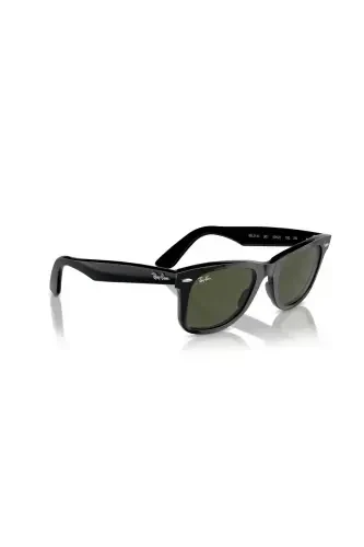 Rb 2140 Wayfarer Qora 901 50 Unisex Quyoshdan himoya ko'zoynaklari-Qora - 4