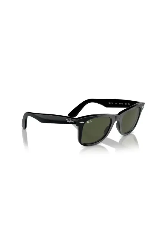 Rb 2140 Wayfarer Qora 901 50 Unisex Quyoshdan himoya ko'zoynaklari-Qora - 4