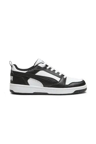 RB-9385 Unisexs Siyah Beyaz Günlük Sneaker Anatomik Taban Comfort Spor Ayakkabı - Siyah Beyaz-1265 - Puma (1)