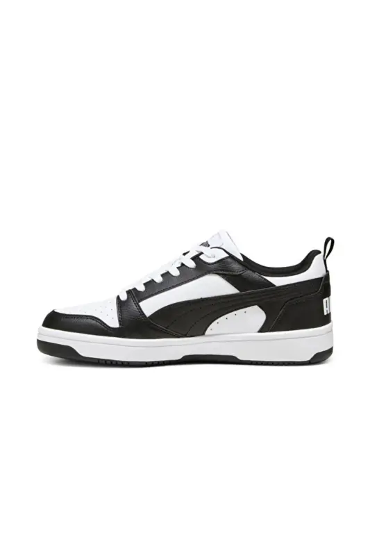 RB-9385 Unisexs Siyah Beyaz Günlük Sneaker Anatomik Taban Comfort Spor Ayakkabı - Siyah Beyaz-1265 - 3