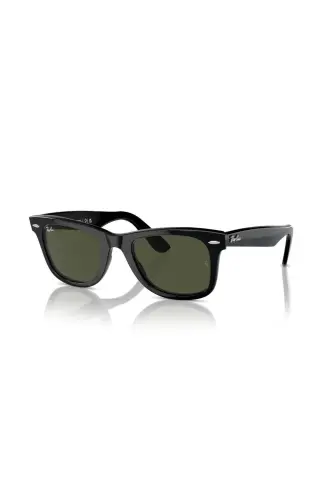 Rb2140 901 50wayfarer Черная Кость Зеленая Линза Унисекс Солнцезащитные Очки Rb 2140 901 