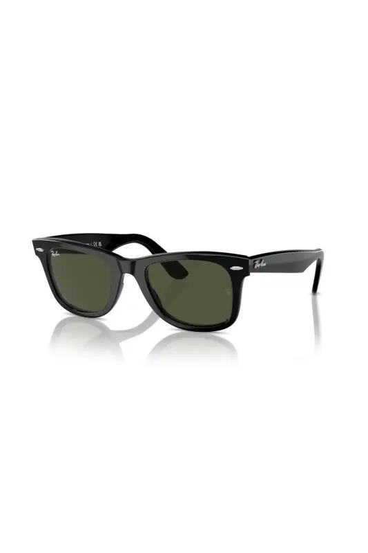 Rb2140 901 50wayfarer Черная Кость Зеленая Линза Унисекс Солнцезащитные Очки Rb 2140 901 - 1