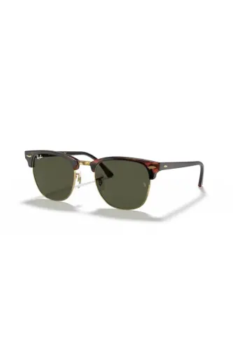 Rb3016 W0366 51 Clubmaster Unisex Güneş Gözlüğü-Altın - RAY-BAN (1)