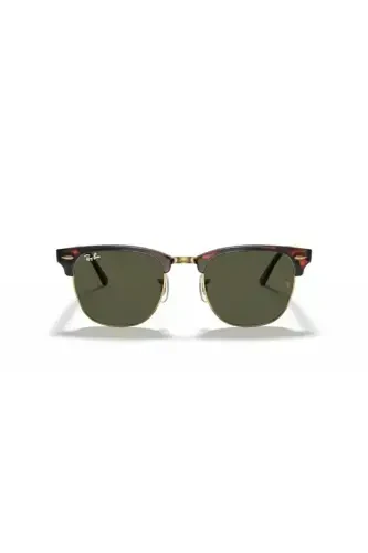 Rb3016 W0366 51 Clubmaster Unisex Quyoshdan Saqlaydigan Ko'zoynak - Oltin - 1