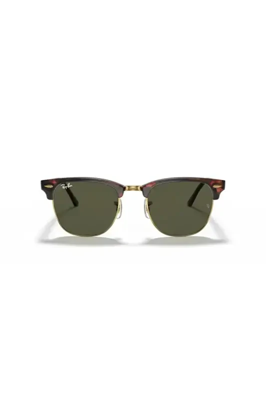 Rb3016 W0366 51 Clubmaster Unisex Sunglasses-Gold - RAY-BAN
