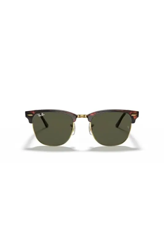 Rb3016 W0366 51 Clubmaster Unisex Sunglasses-Gold - 1