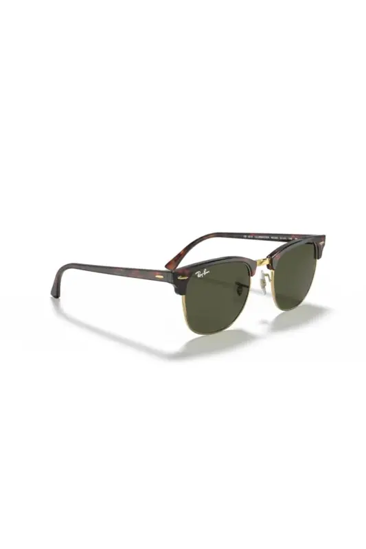 Rb3016 W0366 51 Clubmaster Unisex Sunglasses-Gold - 2
