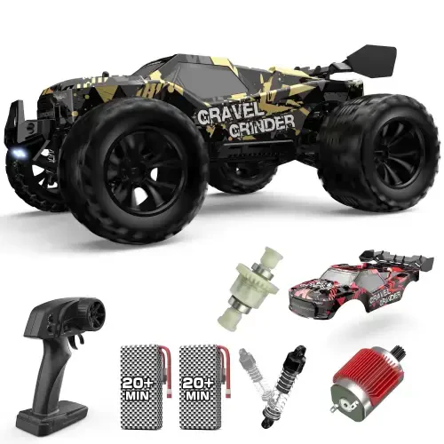RC Car 1/16 High Speed Remote Control Car 4WD off Road RC Truck Vehicle 30+ MPH for Adults Gifts for Kids Play Outdoor 2 Batteries - 4