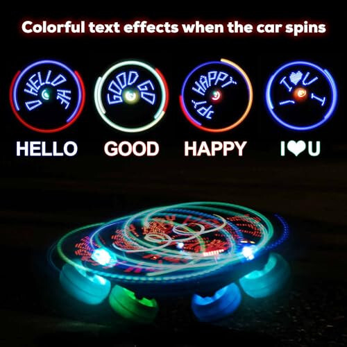 RC Stunt Car Double Sided roll, 360°Rotating Teton Remote Control Car-LED Headlights and New Colourful Light Wheels, All Terrain 4WD, Rechargeable Toy Cars for 6-12 Year Boys Girls Birthday Gift - 11