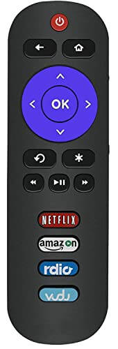 RC280 RC282 Universal Replacement for TCL-ROKU-TV-Remote, Compatible with Roku Westinghouse, Philips, ONN, Hitachi, Element, Haier, LG, Sanyo, JVC TVs - 3