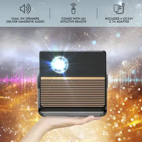 RCA 1080P Full HD Roku Smart Projector with Bluetooth and Multiple Aspect Ratios - 13