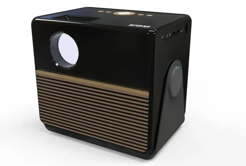 RCA, 1080P FHD ROKU Smart Streaming Projector, Powered by ROKU Express, RPJ227, 16: 9 и 4: 3 Aspect Ratios, Black - RCA