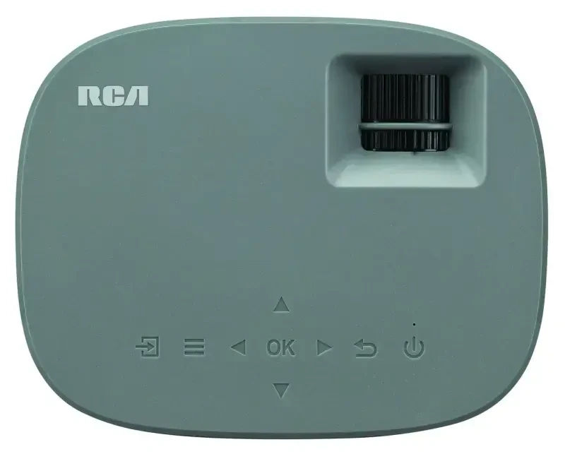 RCA 720P HD ROKU Smart Home Theater Projectori, ROKU express Streaming bilan, 150 ANSI, RPJ185, Qora - 2