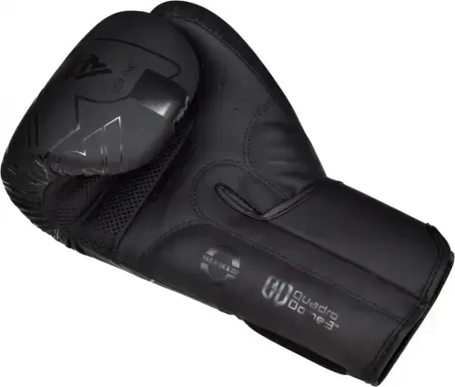 RDX Boxing Gloves for Men Women, Leather Punching Boxing Gloves for Adults, 8oz-16oz Unisex Gloves for Boxing, MMA, Muay Thai, Training,Black,16oz - 1