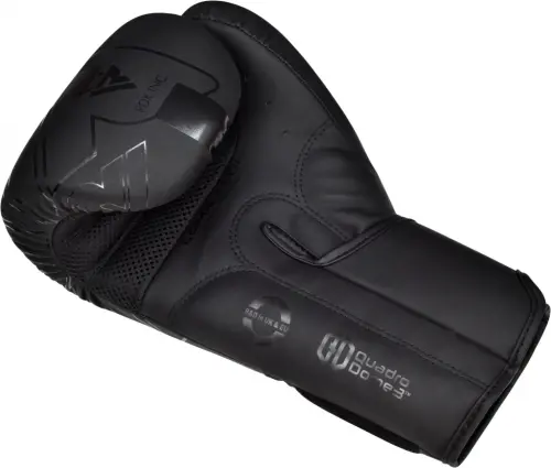 RDX Boxing Gloves for Men Women, Leather Punching Boxing Gloves for Adults, 8oz-16oz Unisex Gloves for Boxing, MMA, Muay Thai, Training,Black,16oz - 1