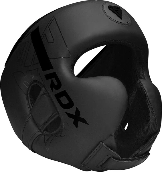 RDX Headgear for Boxing, MMA Training, Adjustable Padded KARA Head Gear for Cheeks, Forehead and Ear Protection, Muay Thai Headgear, Kickboxing - 3